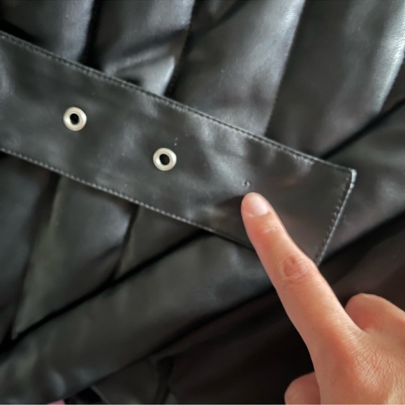 Blank NYC Anthropologie Faux Leather Puffer Vest - Picture 10 of 11